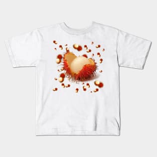 RAMBUTAN HAIRY FRUIT Kids T-Shirt